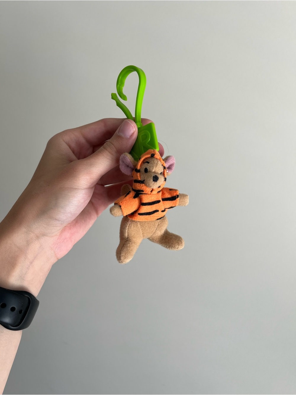 VTG ‘00s McDonald’s Happy Meal Plush Roo with Tiger Hoodie Keychain